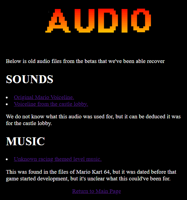 Audio News